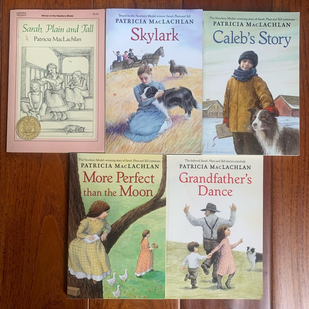 SARAH PLAIN AND TALL, SKYLARK, CALEB'S STORY Patricia MacLachlan Lot of 3